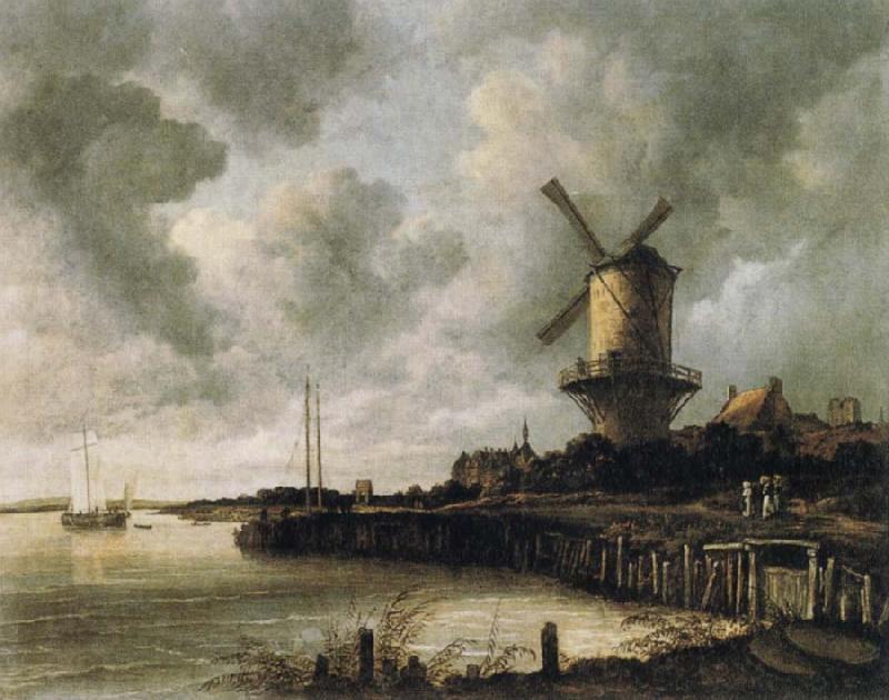 Jacob van Ruisdael The Windmill at Wijk bij Duurstede China oil painting art